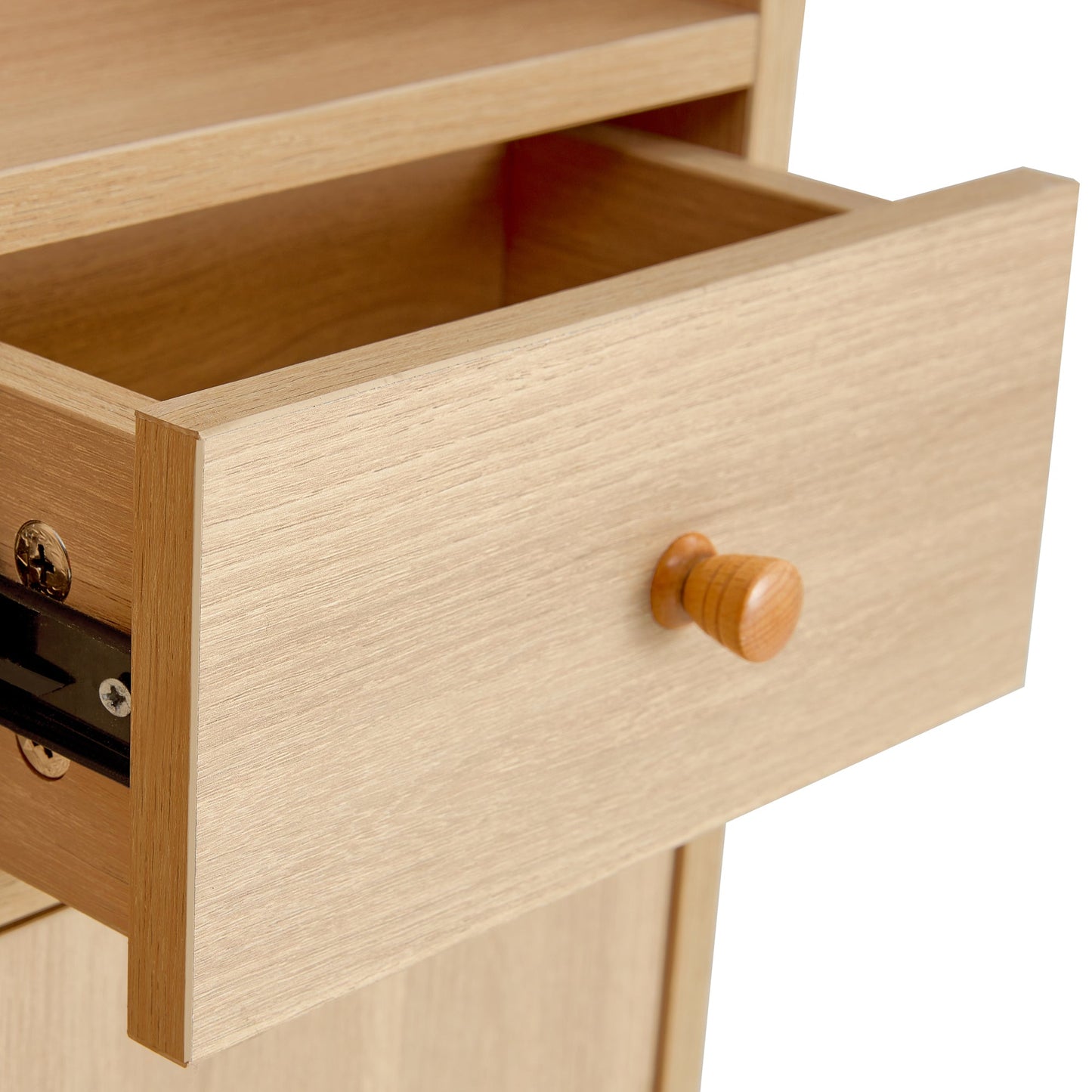 Modern minimalist storage cabinet MDF bed top cabinet Japanese rattan shoe cabinet, small home furniture - Korvel