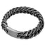 Fashionable 18K gold plated men's electroplated alloy double buckle bracelet - Korvel