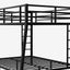 Metal Full XL over Queen Bunk Bed - Space-Saving Design
