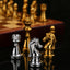 International Chess High end Gift Box Metal Chess Pieces Wooden Chess Board Western Chess - Korvel