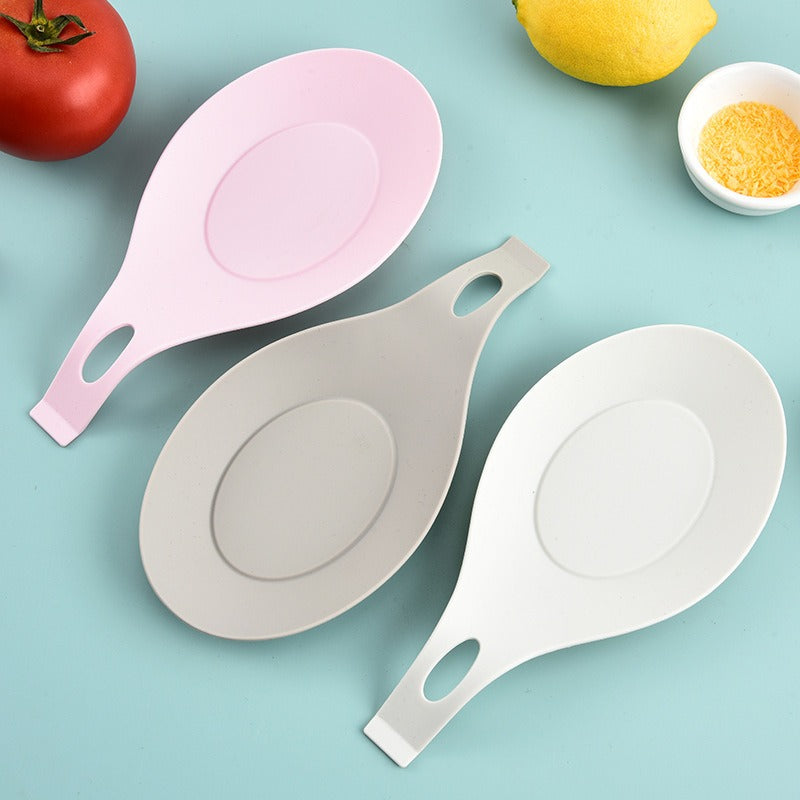 Silicone soup spoon mat, spoon holder, shovel change holder, seasoning soy sauce dish mat, storage mat, spoon change holder, spo - Korvel