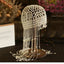 Handmade hollowed out headpiece performance pearl tassel hat - Korvel