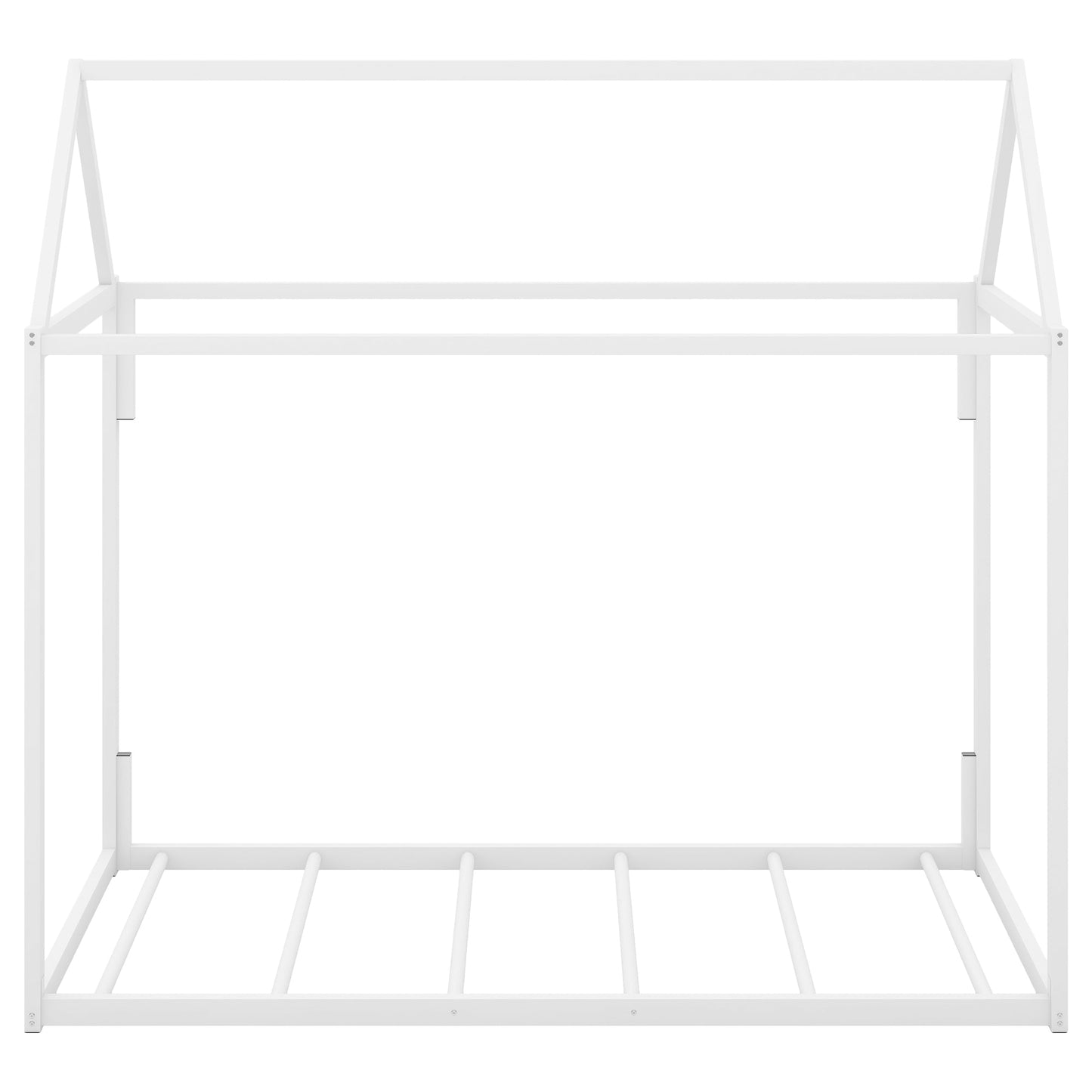 Metal House Shape Platform Bed - Twin