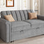 U_STYLE Convertible Soft Cushion Sofa Pull Bed ,for Two People to Sit On - Korvel