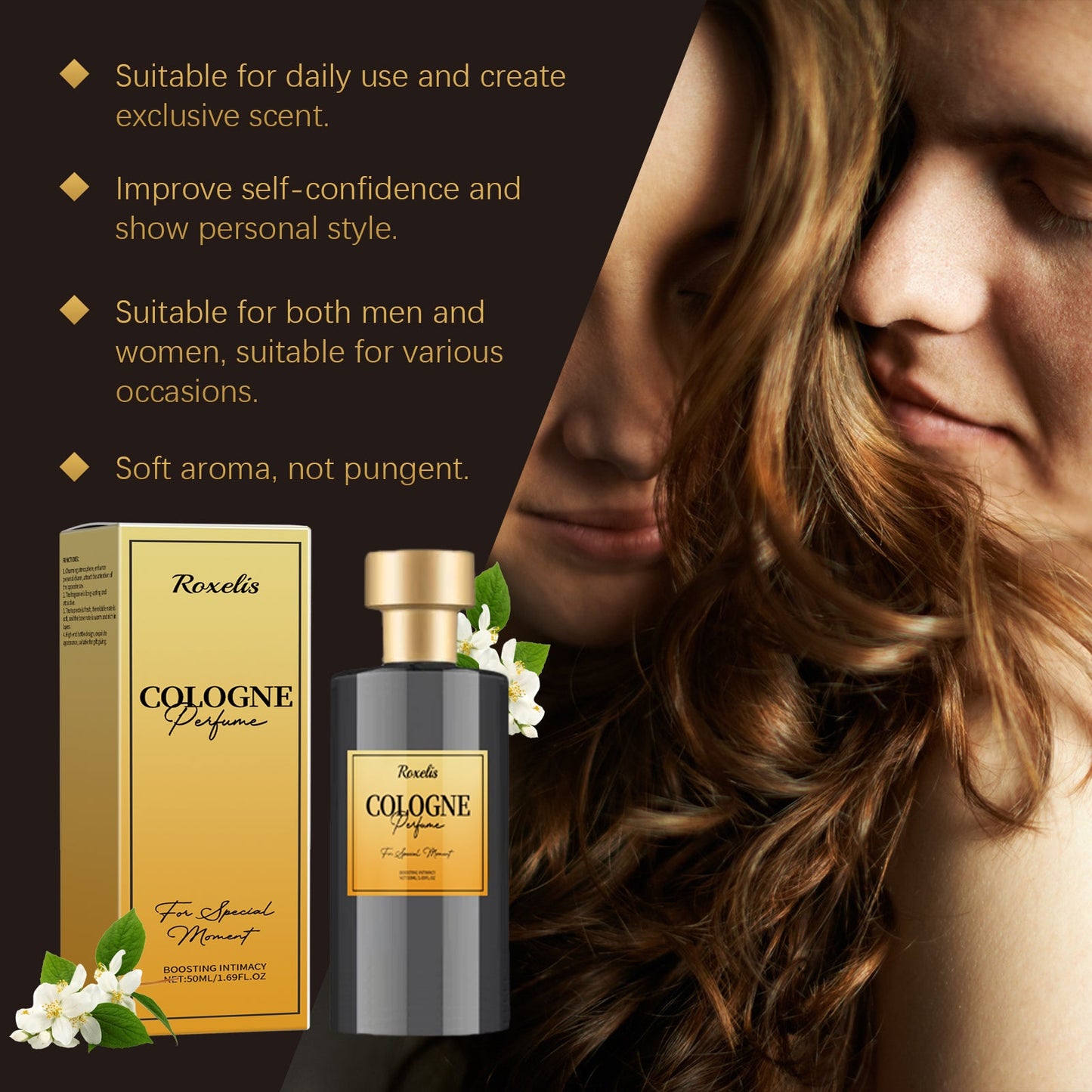 Long-Lasting Perfumed Cologne - Light & Fresh Fragrance