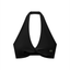 Soutien-gorge de sport à col halter plissé pour femmes Loki & Ivy
