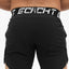 Pantalones Cortos Activos de Cintura Elástica para Hombre con Letras