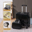 Valise à roulettes multifonctionnelle premium de 18 pouces à ouverture complète