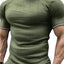 Men's Plus Size Textured Round Neck Contrast Trim T-Shirt