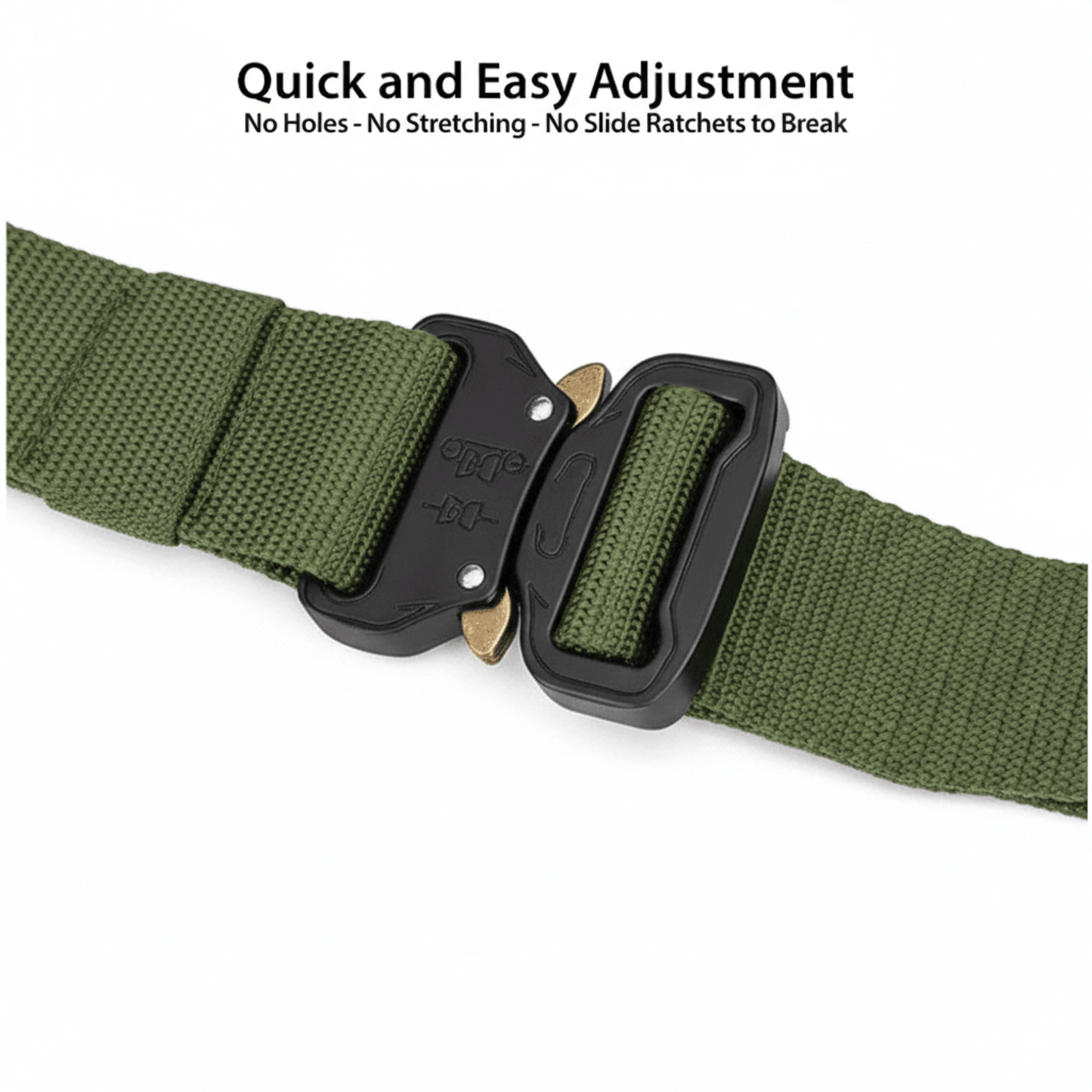 Cinturón Táctico para Hombre XGear Estilo Riggers con Hebilla de Liberación Rápida