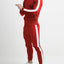 Ensemble de haut zippé et de pantalons à rayures latérales pour hommes grandes tailles