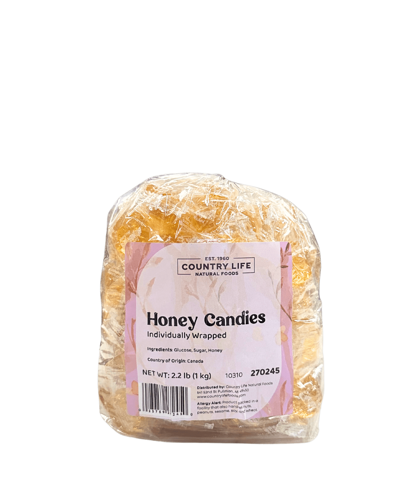 Individually Wrapped Honey Delight Candies - Korvel