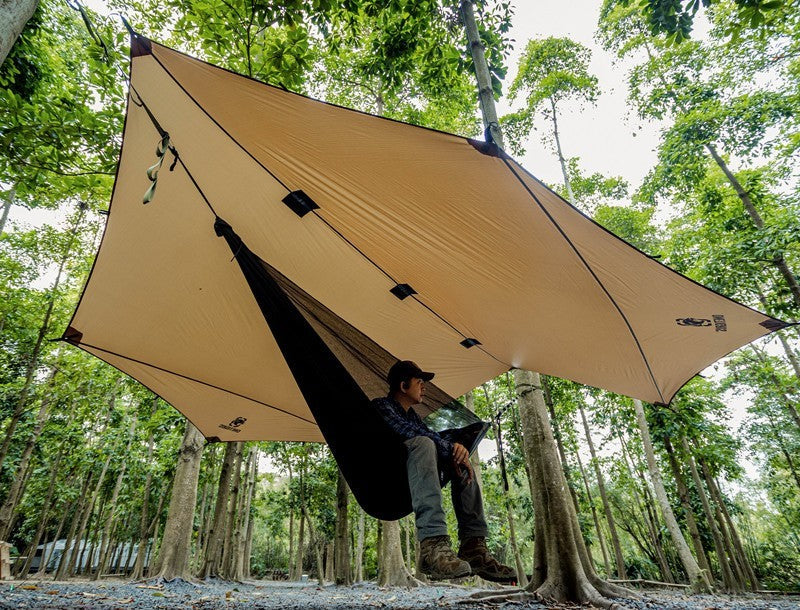 Sunscreen Waterproof Camping Awning - 4x4m