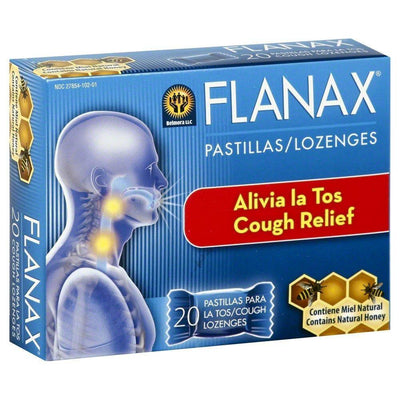 Flanax Honey Cough Relief Throat Lozenges