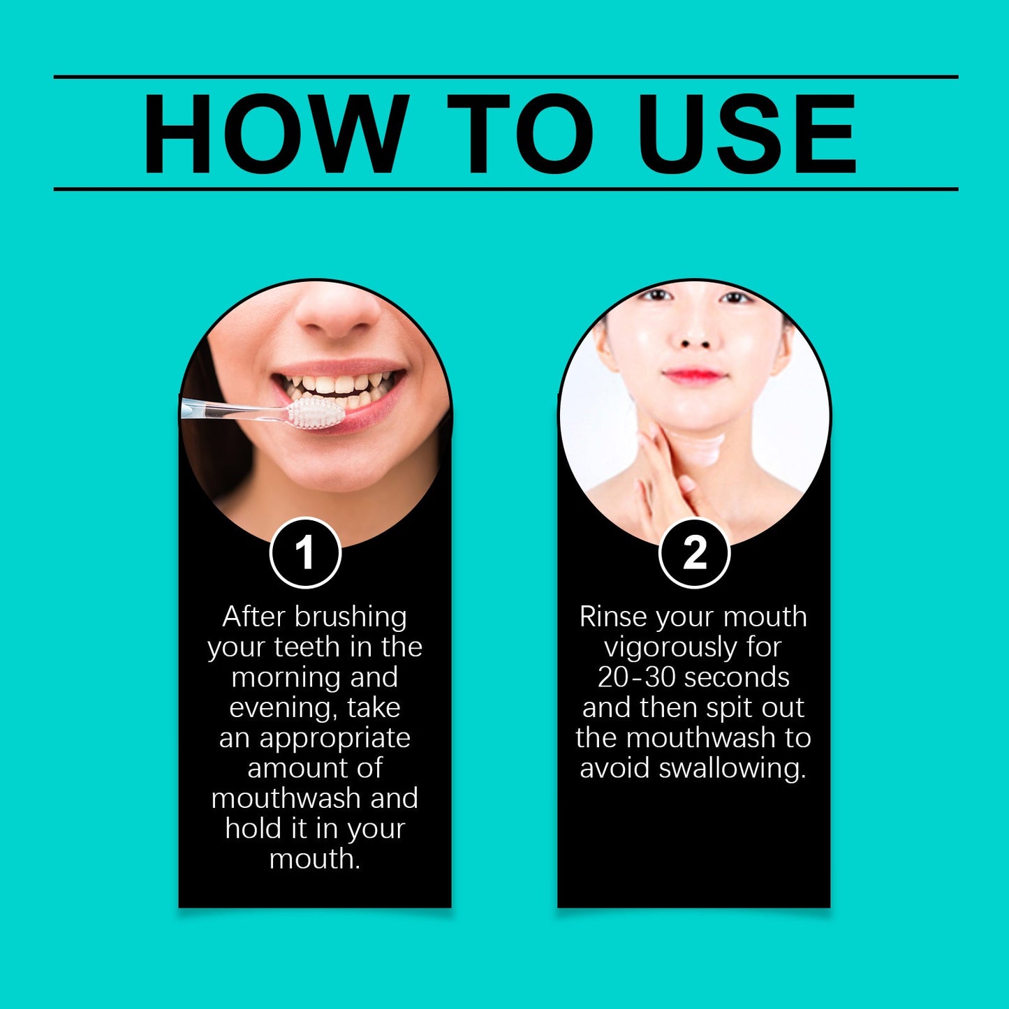 Coconut Mint Mouthwash for Fresh Breath and Clean Teeth