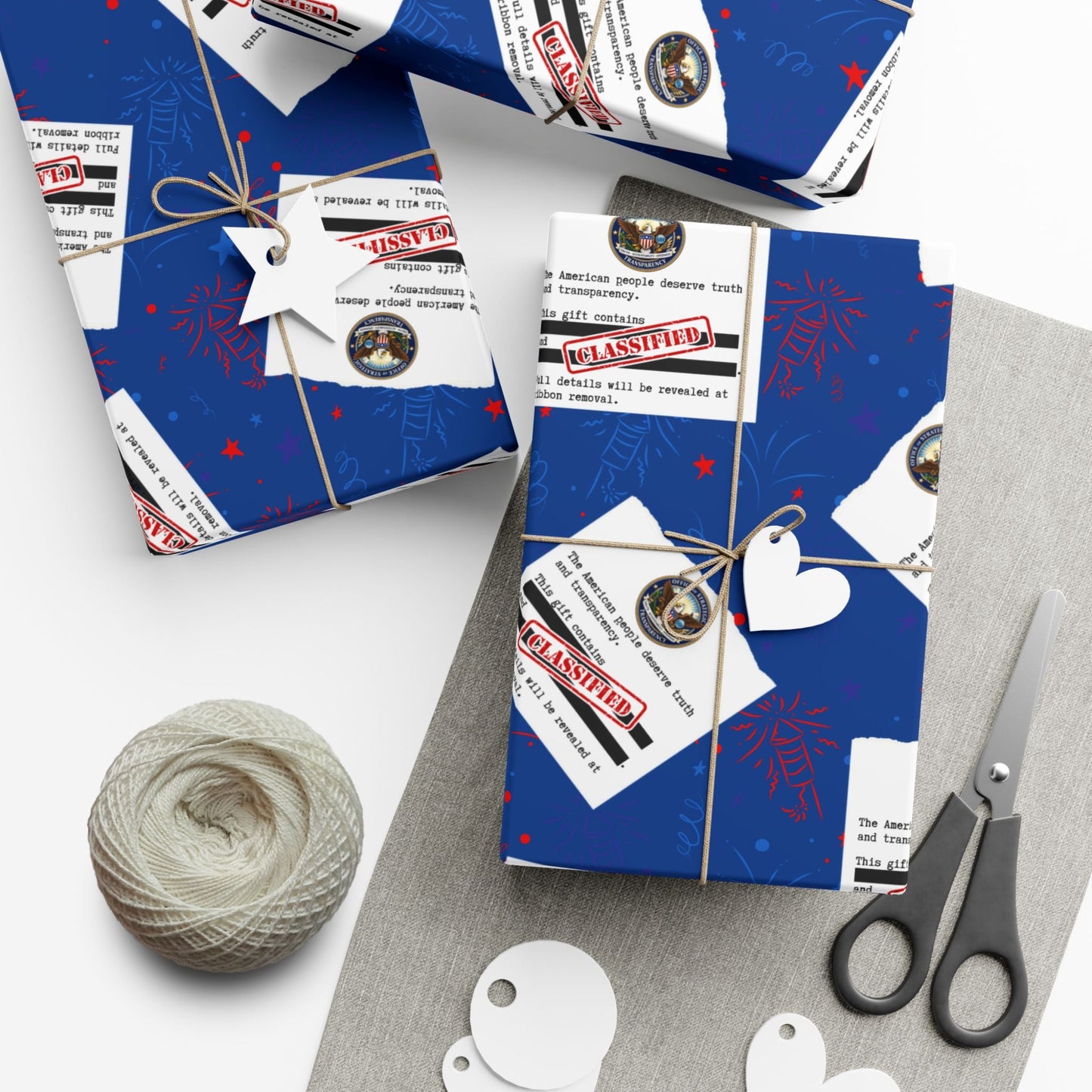 Papel de Regalo de Documentos Clasificados para Todas las Ocasiones