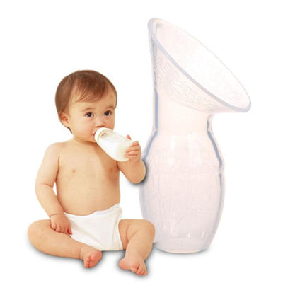 Silicone Breastfeeding Manual Nursing Strong Suction Reliever Breast Pumps Feeding Milk Bottle Sucking - Korvel