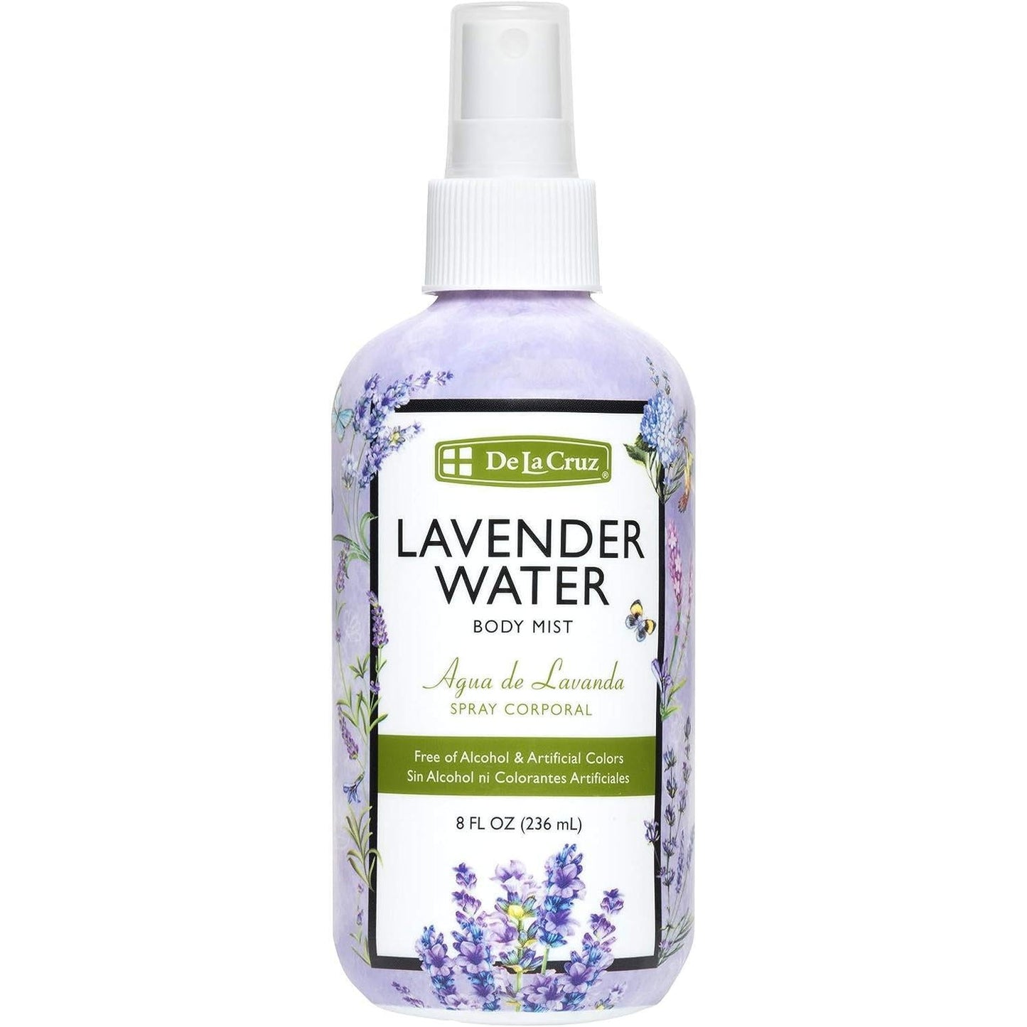 De La Cruz Lavender Water Body Spray - 8 Fl Oz
