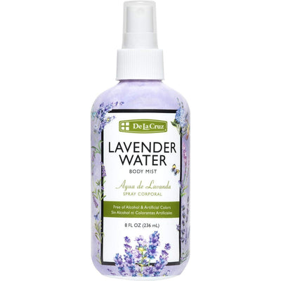 Spray corporel à l'eau de lavande De La Cruz - 8 Fl Oz