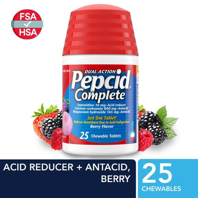 Pepcid Complete Chewable Tablets, Berry Flavor