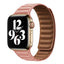 Suitable For iwatch8 Watchband S7 SE 6/5/43 Magnetic Suction New Leather Loopback Chain Apple Watch Wristband - Korvel