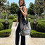 Kathmandu Collection Vintage Patchwork Hobo Bag with Water Bottle Pockets - Korvel