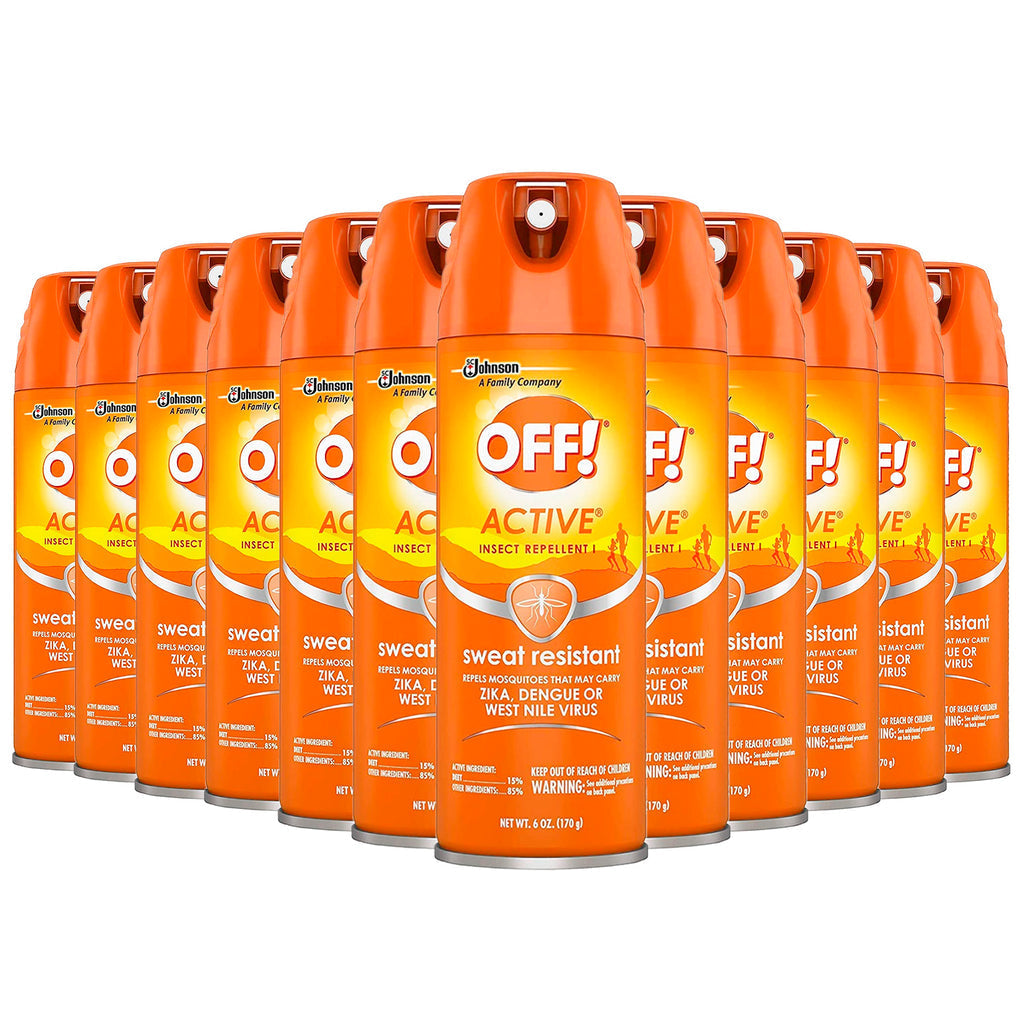 Off! Active Insect Repellent Spray - Sweat Resistant 6 oz