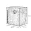Toilet mirror cabinet storage box makeup cotton remover cotton swab box wall mounted flip cover washbasin bathroom storage rack - Korvel
