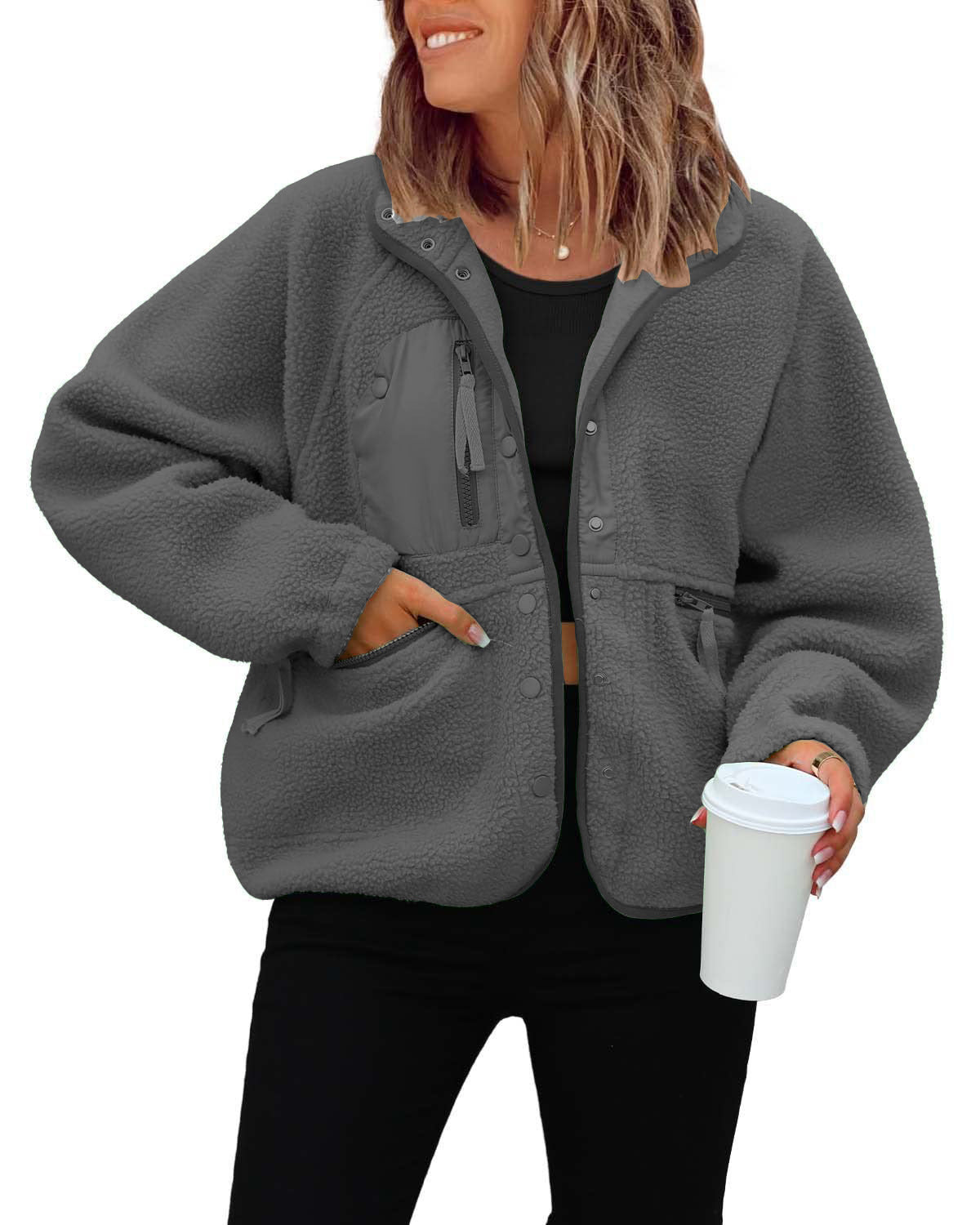 Premium Polar Fleece Sports and Leisure Sweater Jacket