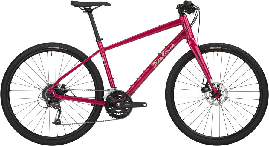 Salsa Journeyer Flat Bar Altus 650 Bike - Ruby Red XL
