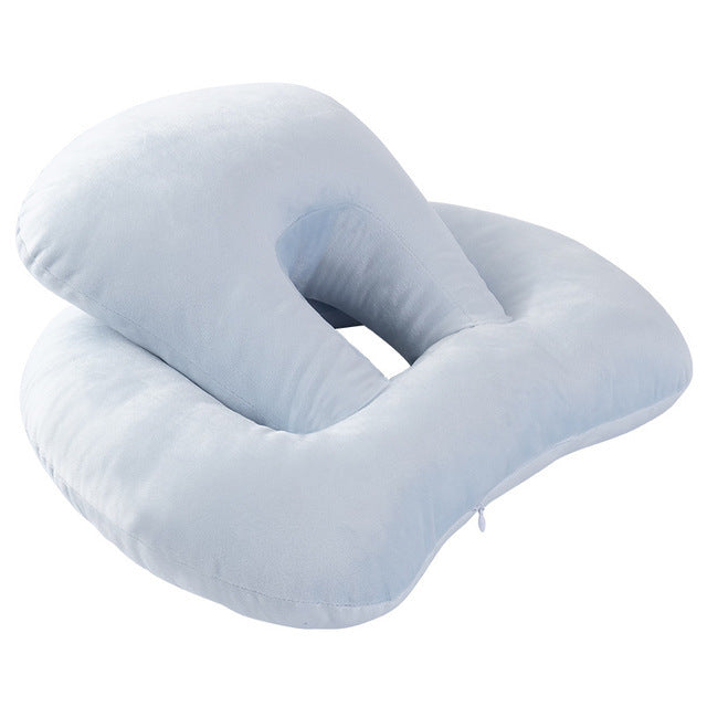 U-Shaped Travel Neck Pillow with Arm Rest Support