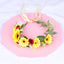 Korean style flower garland headwear sunflower children's performance scenic area decoration headwear hair accessories sunflower - Korvel