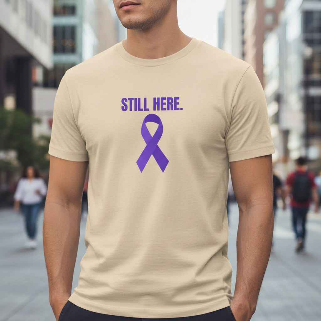 Still Here. T-shirt de sensibilisation à l'épilepsie