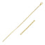 14K Yellow Gold Fine Paperclip Chain Necklace