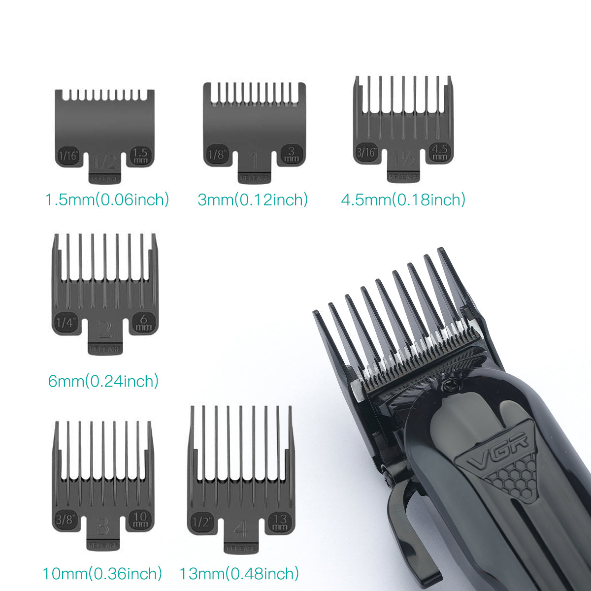 Electric Hair Clipper Fine Adjustment Gradual Change Electric Hair Salon Usb Rechargeable Household Electric Hair Clipper - Korvel