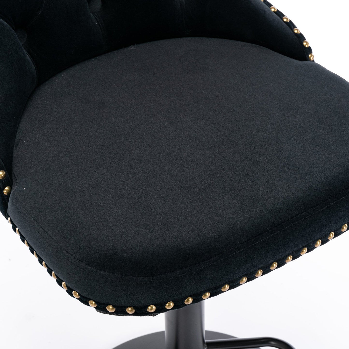 Black,Set of 225-33 Inch,17.7 inch base, Modern Upholstered Bar Stools with Backs Comfortable Tufted for Home Pub and Kitchen - Korvel