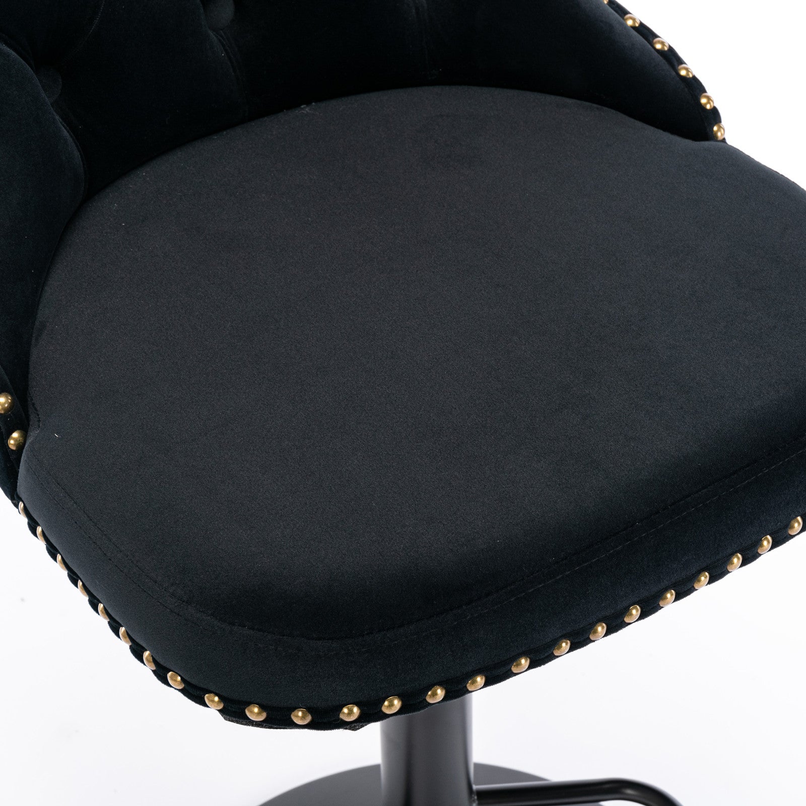 Black,Set of 225-33 Inch,17.7 inch base, Modern Upholstered Bar Stools with Backs Comfortable Tufted for Home Pub and Kitchen - Korvel