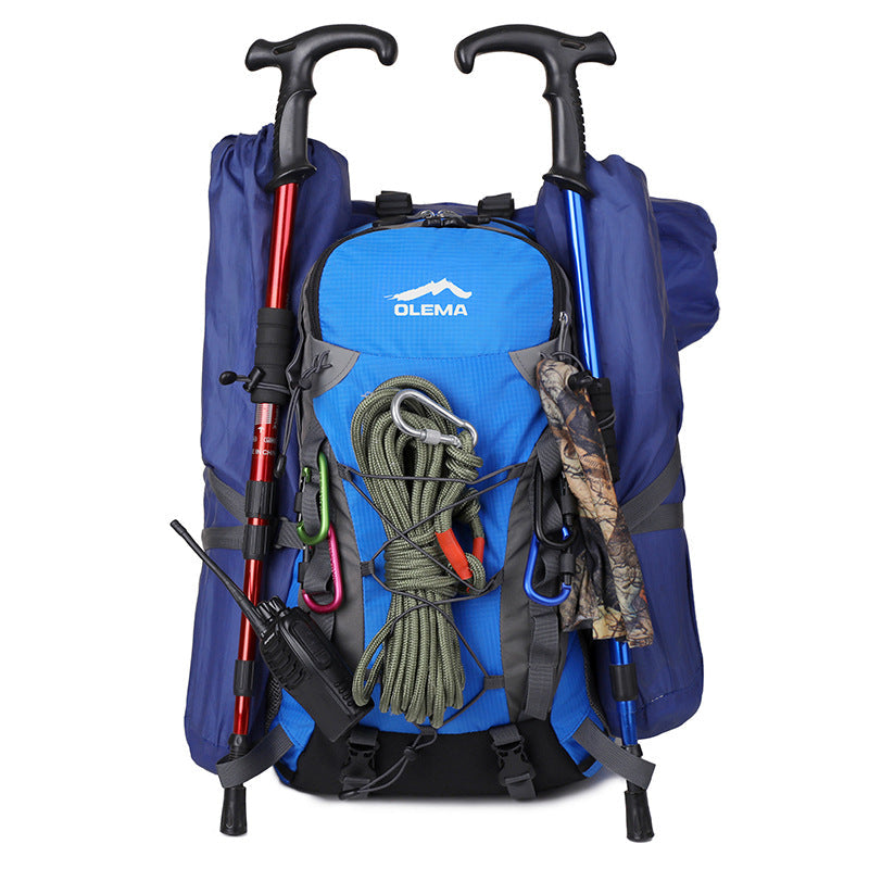 Large-Capacity Water-Resistant Travel Backpack