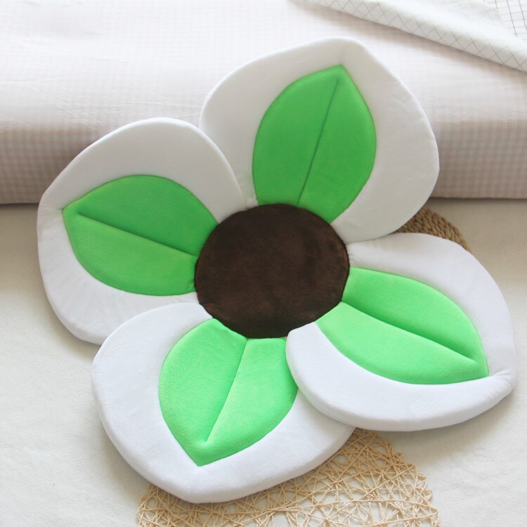 80CM Baby Bath Mat Blooming Bath Tub Flower Baby Bath Sink Safe Newborn Infant Shower Bathing Foldable Security Petal Seat Pads - Korvel