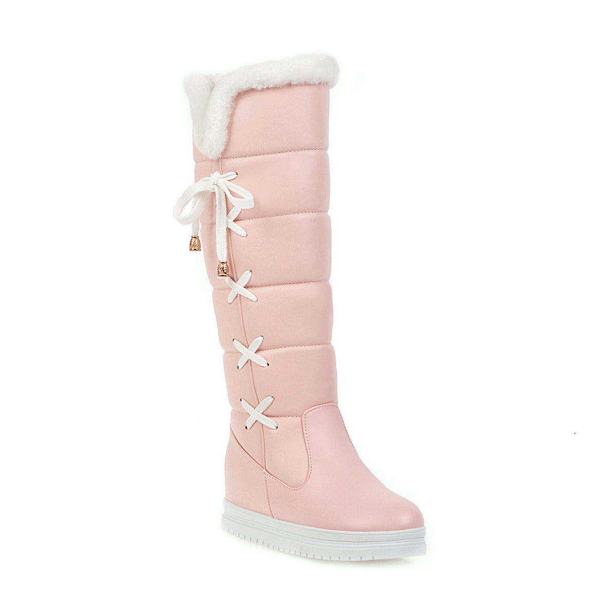 Elegant Plus Size Women's Knee-high Snow Boots