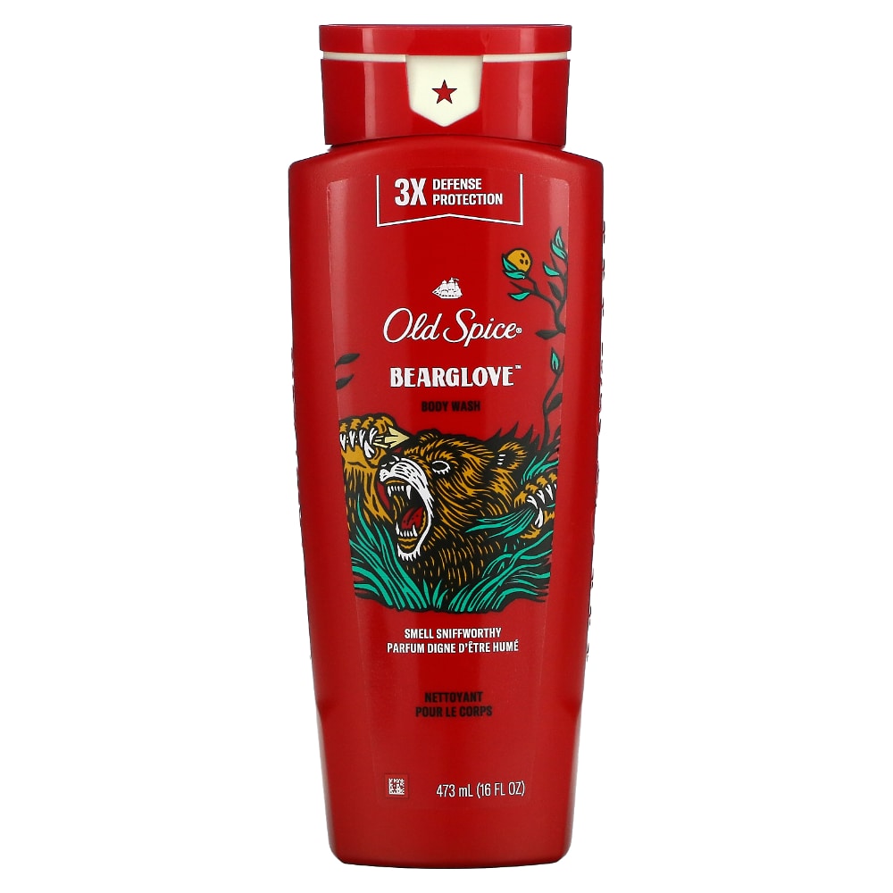 Old Spice Colección Wild Fragancia Bearglove Gel de Ducha - 16 Fl Oz