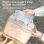 Folding Mini Table - Ultralight PP Camp Table & Tray (97g) Food-grade, Portable for Camping & Hiking Gear - Korvel