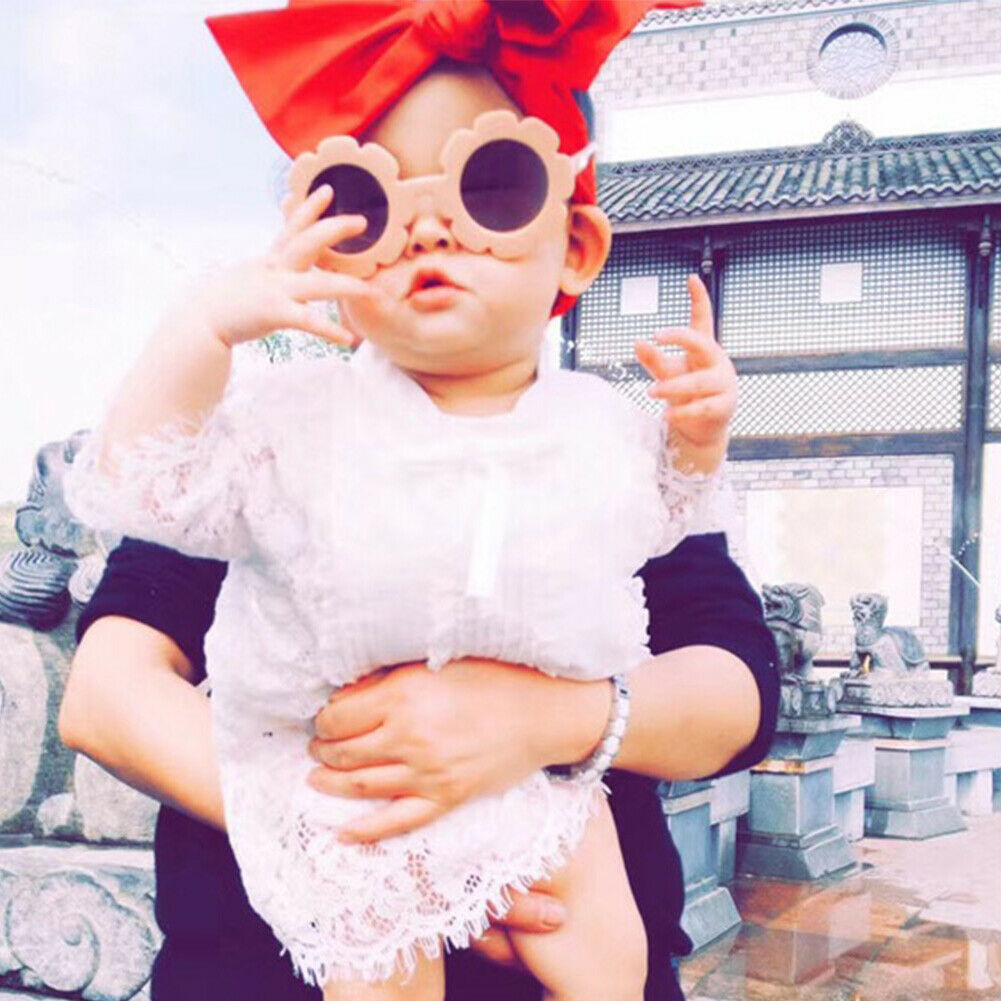 Lunettes de soleil colorées en tournesol pour enfants - Protection UV
