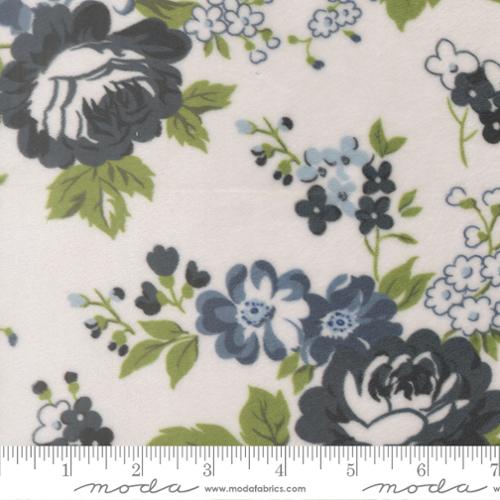 Tela de poliéster floral Nantucket Summer Cuddle Cottage