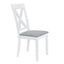 Ensemble de salle à manger rustique minimaliste en bois TOPMAX 5 pièces