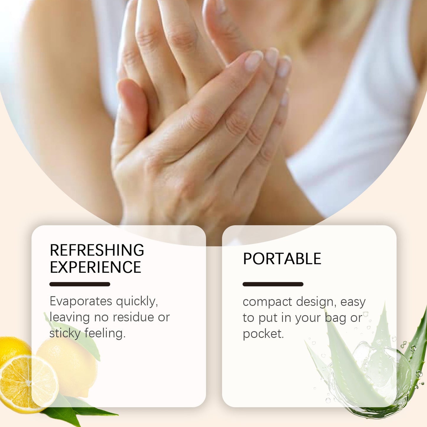 Portable Hand Sanitizer Spray Gently Clean Hands Keep Hands Clean With Handy Hand Sanitizer - Korvel