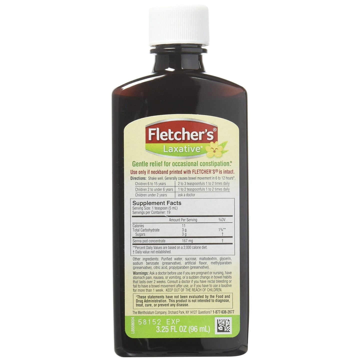 Fletcher's Gentle Laxative for Kids - Root Beer Flavor 3.25 Oz
