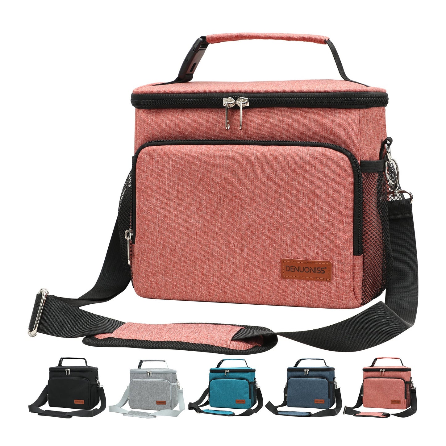 Fashionable and simple outdoor aluminum film waterproof and heat-insulating portable lunch box lunch bag lunch bag - Korvel