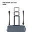 3 Piece Luggage Sets ABS Lightweight Suitcase with Two Hooks, Spinner Wheels, TSA Lock, (20/24/28) Gray - Korvel