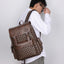 Large Capacity Plaid Laptop Backpack for Travel